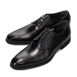 ヒロココシノオム HIROKO KOSHINO HOMME メンズ エレガント 外羽根スワールモカ レースアップドレスシューズ HR5002 （ブラッ