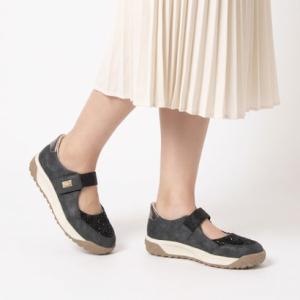 ヒロココシノファム HIROKO KOSHINO FEMME メリージェーン HRL7002 （ブラック）