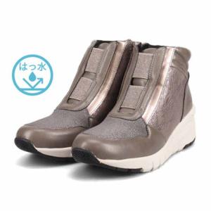 HIROKO KOSHINO FEMME ヒロココシノファム 【撥水×5.5cmヒール】レディース ハイカットスニーカー 3E きれいめ　HRL300