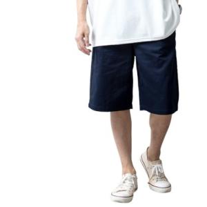 ジェネレス GENELESS ハーフパンツ メンズ ワイド ゆったり 膝丈 涼しい 綿100 ショー...