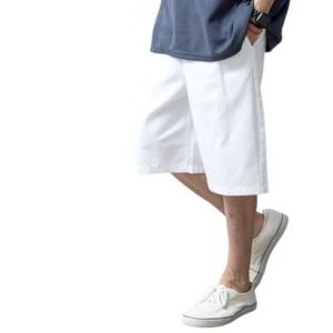 ジェネレス GENELESS ハーフパンツ メンズ ワイド ゆったり 膝丈 涼しい 綿100 ショー...