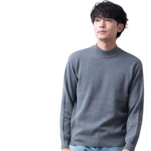 ジェネレス GENELESS セーター メンズ ニット ミラノリブ モックネック 秋冬 トップス ア...