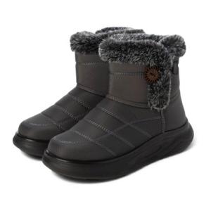 ホ 歩 長軽量ファー付きブーツ （GRY）