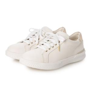 ハッシュパピー Hush Puppies MAE LACE-UP / SHOE WHITE LEATHER （WHITE）