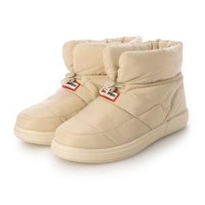 ハンター 防寒ウィンターブーツ イン/アウト パファー ニッテッド カフ ブーツ  6/25cm  SHADED WHITE/GUM 防寒ウィンターブーツ ハンター イン/アウト パファー ニッテッド カフ