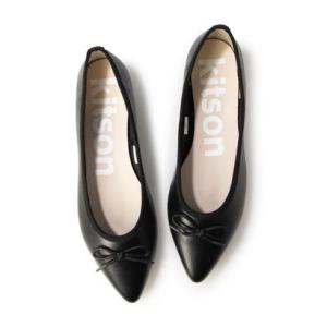 ハスキー husky Co.Ltd. 防水 ポインテッドバレエパンプス （BL）