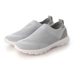 ハスキー husky Co.Ltd. ELAMA 軽量スリッポンスニーカー （L.GRAY）