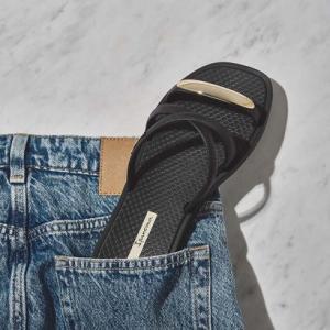 イパネマ Ipanema METAL CHIC SLIDE SP27380327 （ブラック/ゴールド/ベージュ）