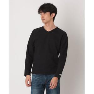 インクルーシブ In'crewsive ウェルト ステッチ 長袖Tシャツ 長袖Tシャツ （ブラック （Vネック)）