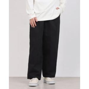 インクルーシブ In'crewsive サイドライン ツイルワークイージーパンツ （BLACK）