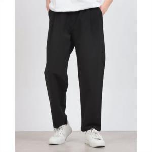 インクルーシブ In'crewsive ストレッチナイロン ワイドパンツ （ブラック）