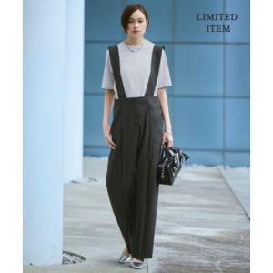 アイシービー ICB 【WEB限定・2WAY】ナチュラルストレッチタフタ オールインワン （チャコー...