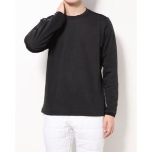 イグニオ IGNIO メンズ フィットネス 長袖Tシャツ ブロックフリースクルーネックシャツ IG-3A15012UL （ブラック）｜locondo-shopping