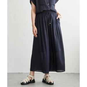 イッカ ikka レイカンボイルラップスカーチョ （ネイビーブルー）