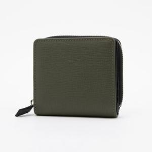 イルフェローチェ il Feroce オールレザーラウンドファスナー財布 （カーキ）