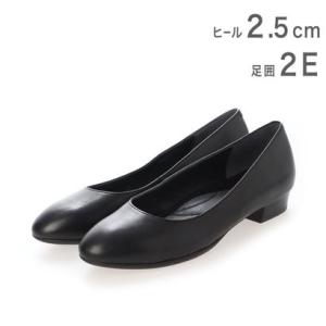 ing（イング） スクエアバックルローファーパンプス （ブラック