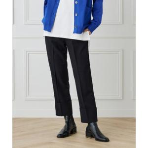 イッツインターナショナル I.T.'S. international ウールライクロールアップテーパ...