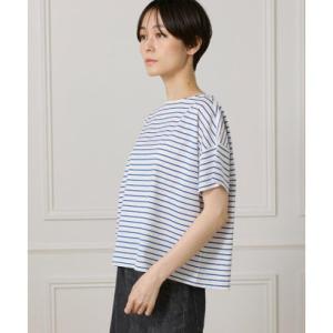 イッツインターナショナル I.T.'S. international ボートネックボーダーカットソー...