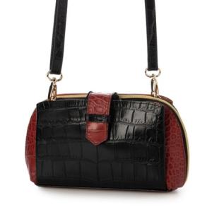 イタベリー ITABELY 本革 多機能お財布ポシェット （ブラックワイン2）