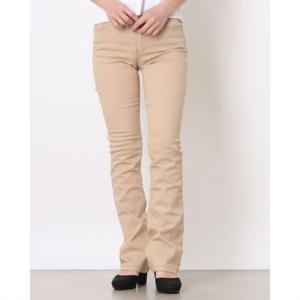 イタリコ ITALICO SPR 緩やかブーツカットストレッチチノパンツ （ベージュ）