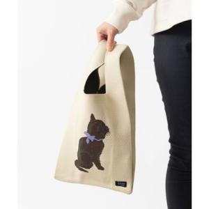ジュビリー Jubilee ニットトートバッグ 大きめマルシェサイズ  猫や犬デザイン （その他11）｜locondo-shopping