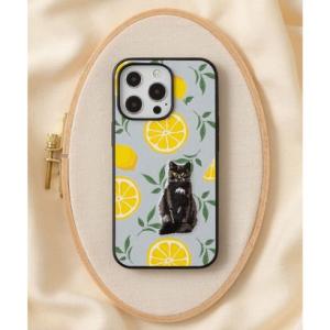 ジュビリー Jubilee 立体刺繍スマホケース iPhone PUレザー【6/7/SE/12/12pro/13/13pro 対応】 （イエロー×グレ