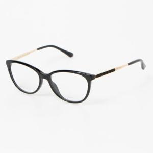 ジミー チュー JIMMY CHOO メガネ 眼鏡 アイウェア レディース メンズ （ブラック/ゴールド）