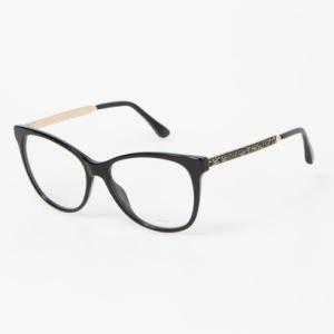 ジミー チュー JIMMY CHOO メガネ 眼鏡 アイウェア レディース メンズ （ブラック）