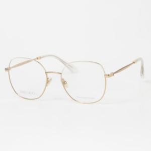 ジミー チュー JIMMY CHOO メガネ 眼鏡 アイウェア レディース メンズ （ゴールド/アイボリー）