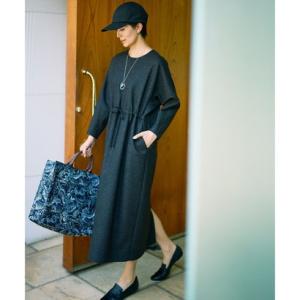 自由区 L 【カタログ掲載・洗える】TWダンボールジャージ ワンピース （グレー）