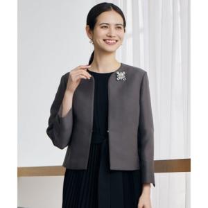 自由区 L ライトダブルクロス ジャケット （グレー）
