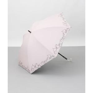 ジル スチュアート JILL STUART JILL STUART（ジル スチュアート） マーカーペインティング刺しゅう晴雨兼用傘(長傘) （ピンク）