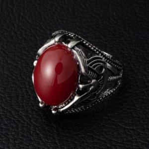 ジョン JON メンズ ファッションリング （レッド他）