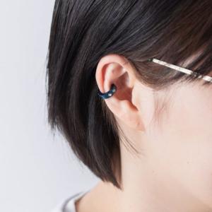 ジョン JON イヤーカフ ステンレス  両耳 （ブルー）