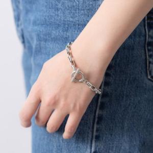 ジョン JON リングチェーンブレスレット 韓国製 （シルバー）