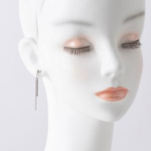 ジョン JON ステンレスピアス アシンメトリー 片耳 韓国製 （シルバー）