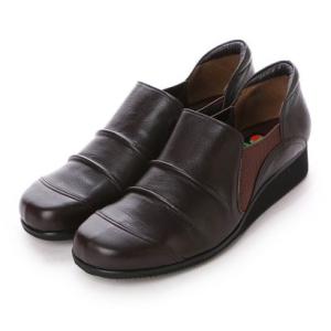 ジェイエス ハートレーベル JS Heartlavel 幅広ナチュラルギャザースリッポン （ブラウン）