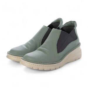 ジェイエス ハートレーベル JS Heartlavel サイドゴアシンプルレザーシューズ （ミント）