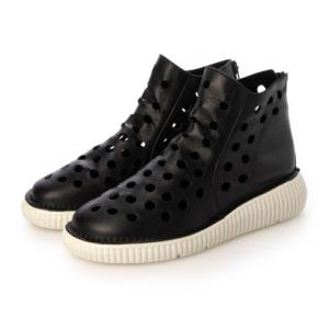 ジェイエス ハートレーベル JS Heartlavel ボリュームソール 本革 パンチング シューズ...