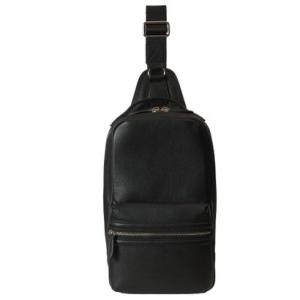 ジェイエスデザイン JS-DESIGN シュリンク革スタンダードボディバッグ （ブラック）