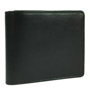 ジェイエスデザイン JS-DESIGN ADHIAレザー 二つ折り財布 （グリーン）