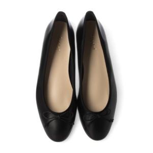 ジュペリー jupery レインエッグトゥバレエシューズ （ブラック）