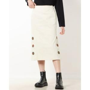 ジュンコ シマダ JUNKO SHIMADA リング刺繍付きタイトスカート （ベージュ）