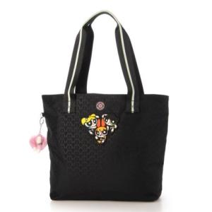 キプリング Kipling KIPLING x POWERPUFF G + HYE LAP トートバッグ （PPG Black）