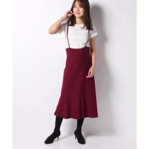 カールパークレーン KarLParkLane サスペンダー付スカート                       （ワインA）