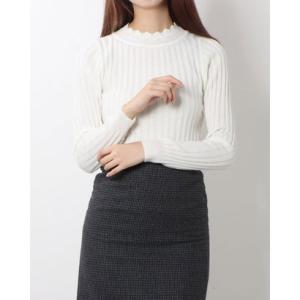 カールパークレーン KarLParkLane 12GGワイドリブ衿透かしプルオーバー