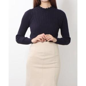 カールパークレーン KarLParkLane 12GGワイドリブ衿透かしプルオーバー