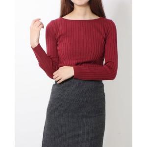 カールパークレーン KarLParkLane リブボートネックニット