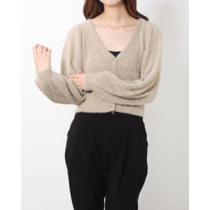 カールパークレーン KarLParkLane ミンクライクファーVネックニット