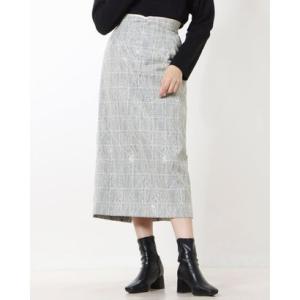 カールパークレーン KarLParkLane ボンディングレースタイトスカート （ベージュ）